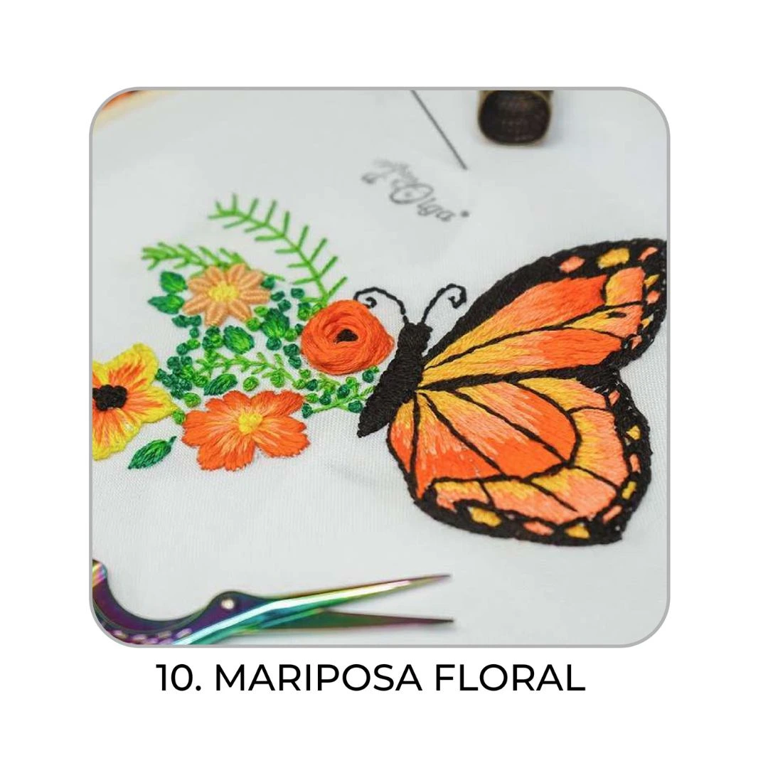 10 – Mariposa Floral