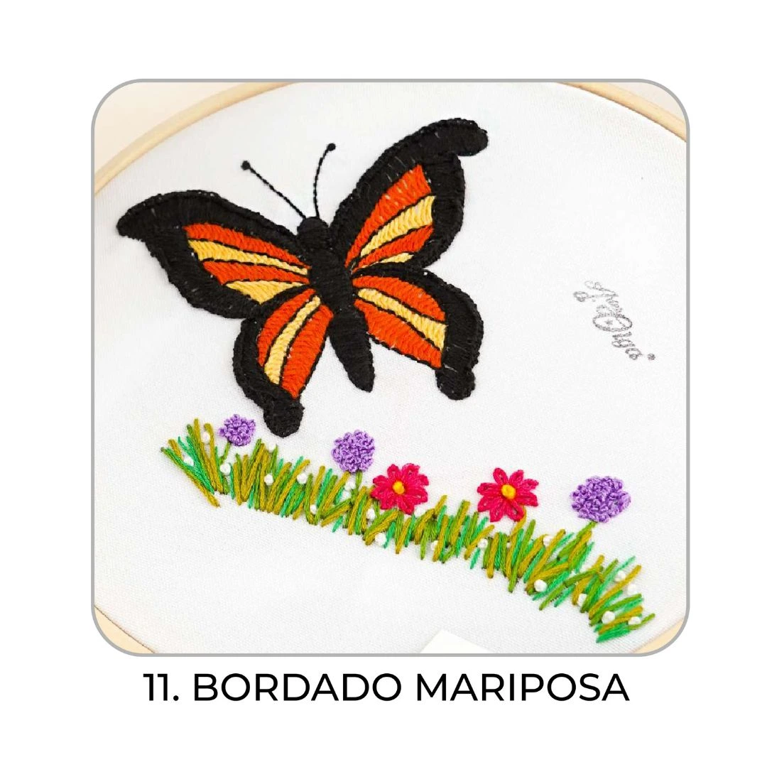 11 – Bordado Mariposa