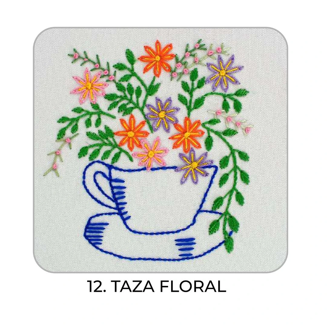 12 – Taza Floral