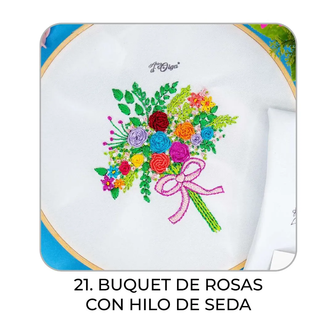 21 – Bouquet de rosas con hilo de seda_3_11zon