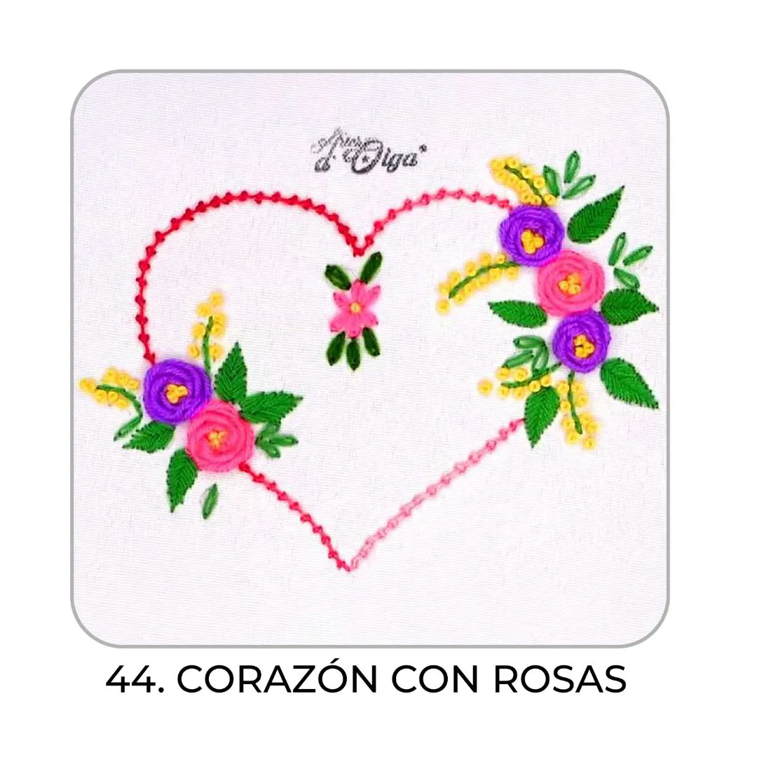44 – Corazón con rosas_4