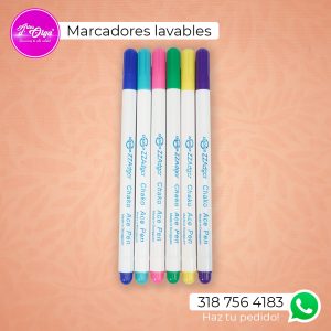 Marcadores Lavables