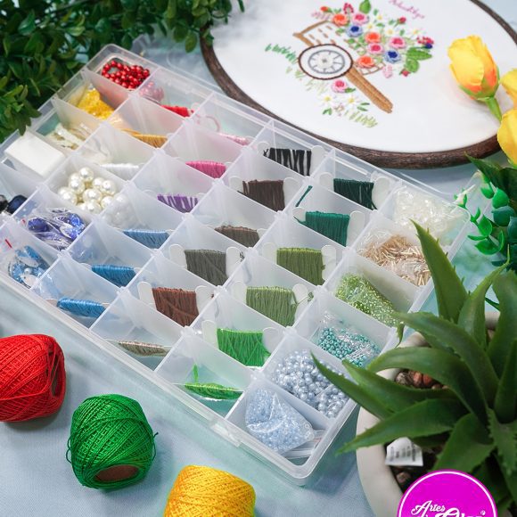 Materiales y productos bordados - Artes de Olga-Aprender a bordar-Curso