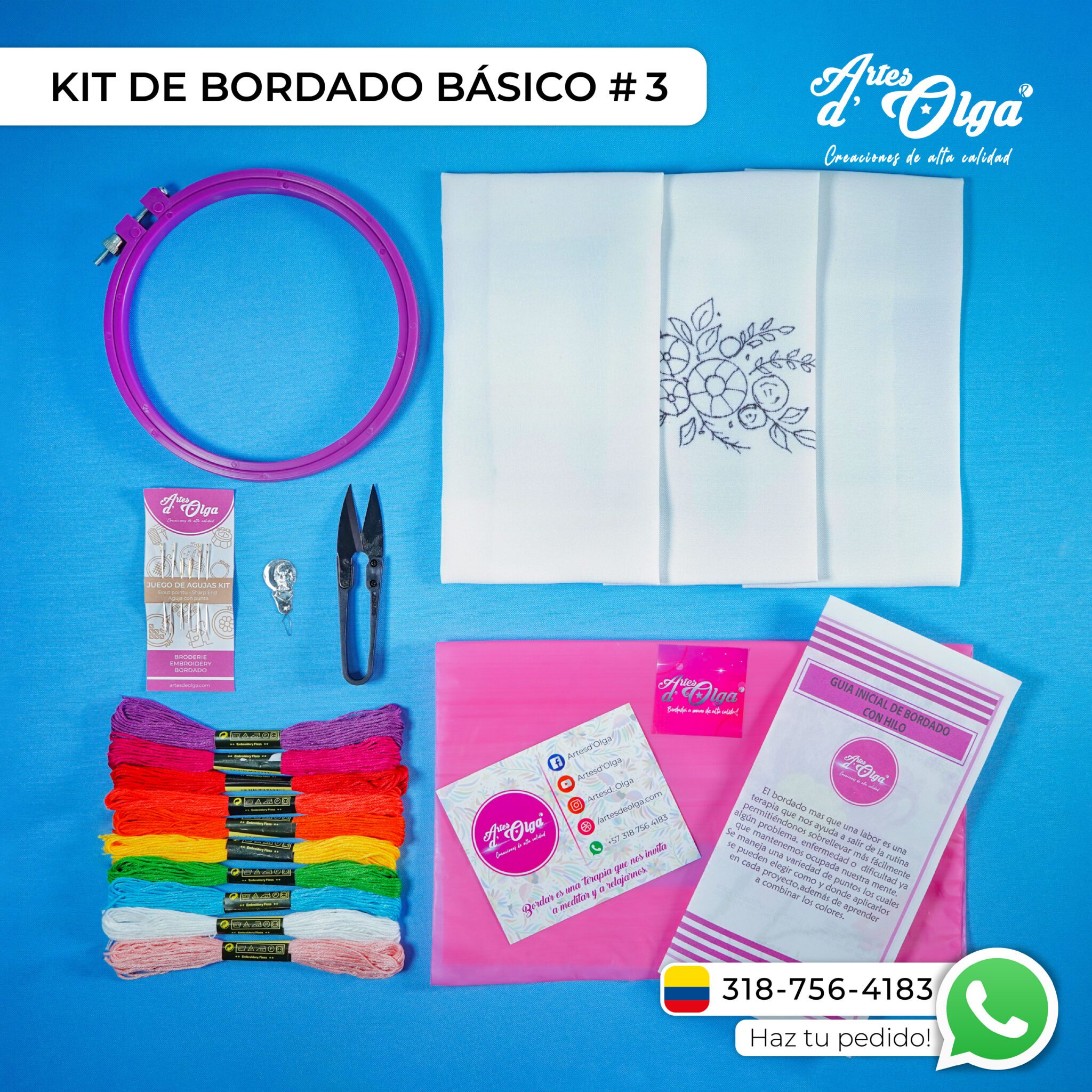 Inicio – Artesd'Olga - Kits De Bordados