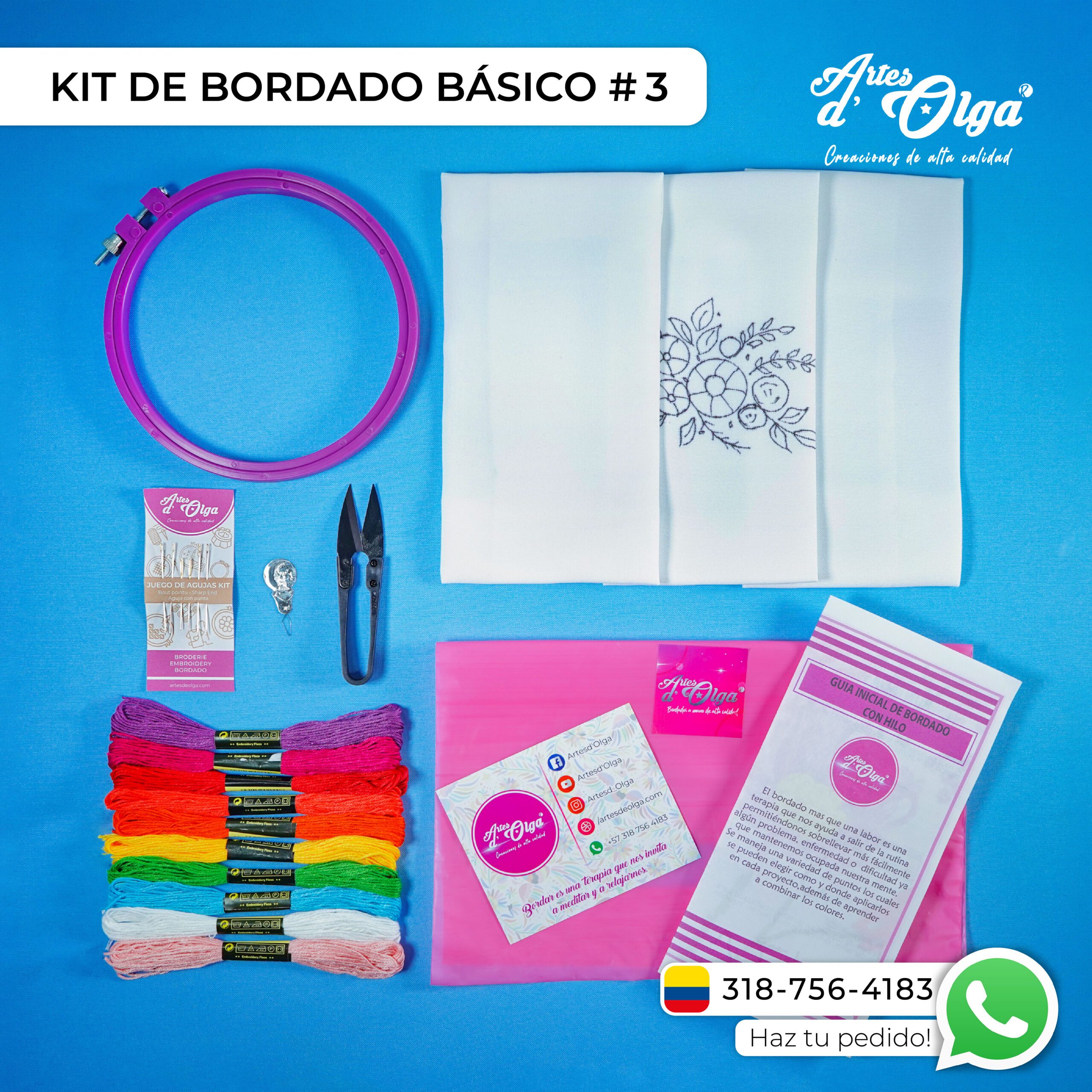 Kit de Bordado: Máquina de Coser – Artesd'Olga - Kits de Bordados