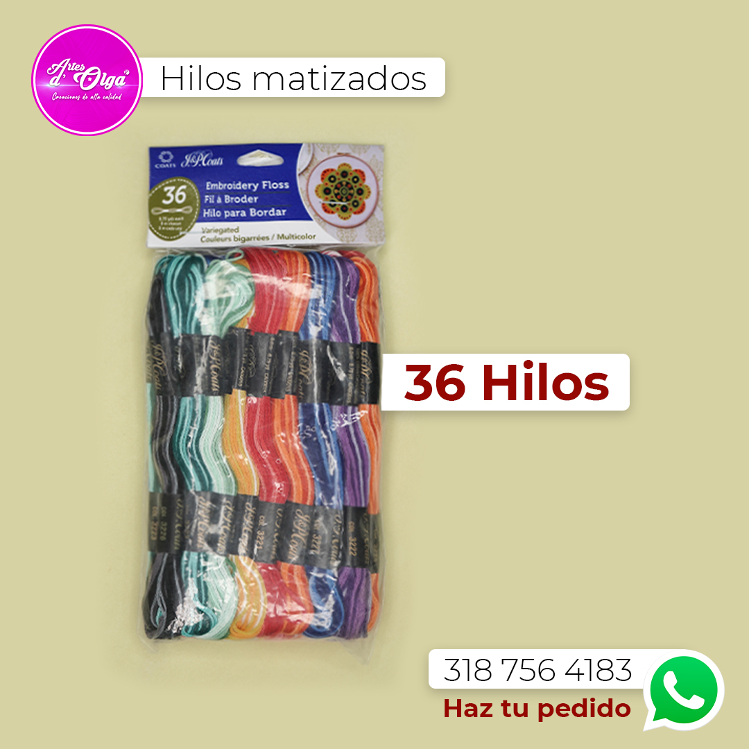 Hilos DMC Matizados – Artesd'Olga - Kits de Bordados
