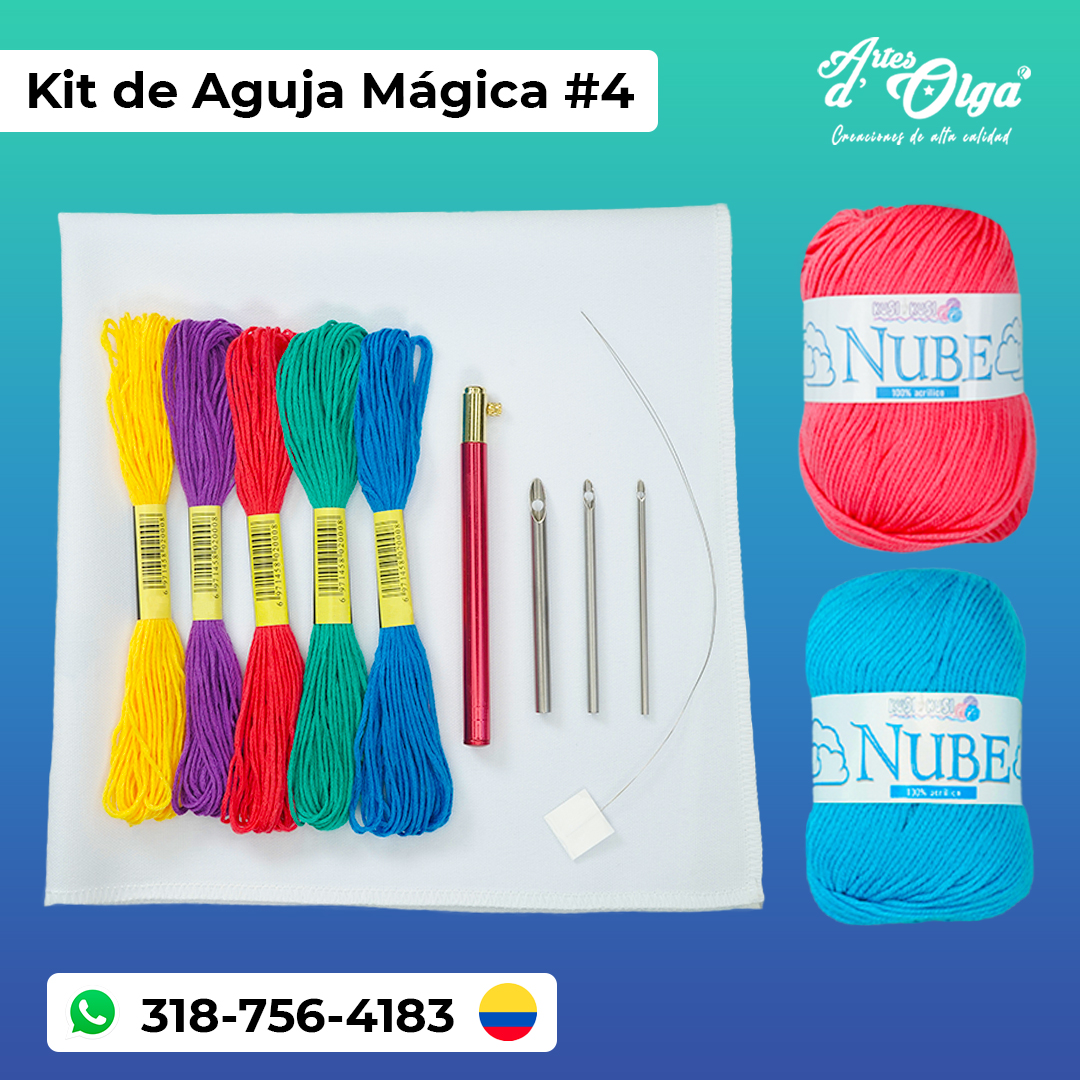 Kit de aguja mágica #4 – Artesd'Olga - Kits de Bordados