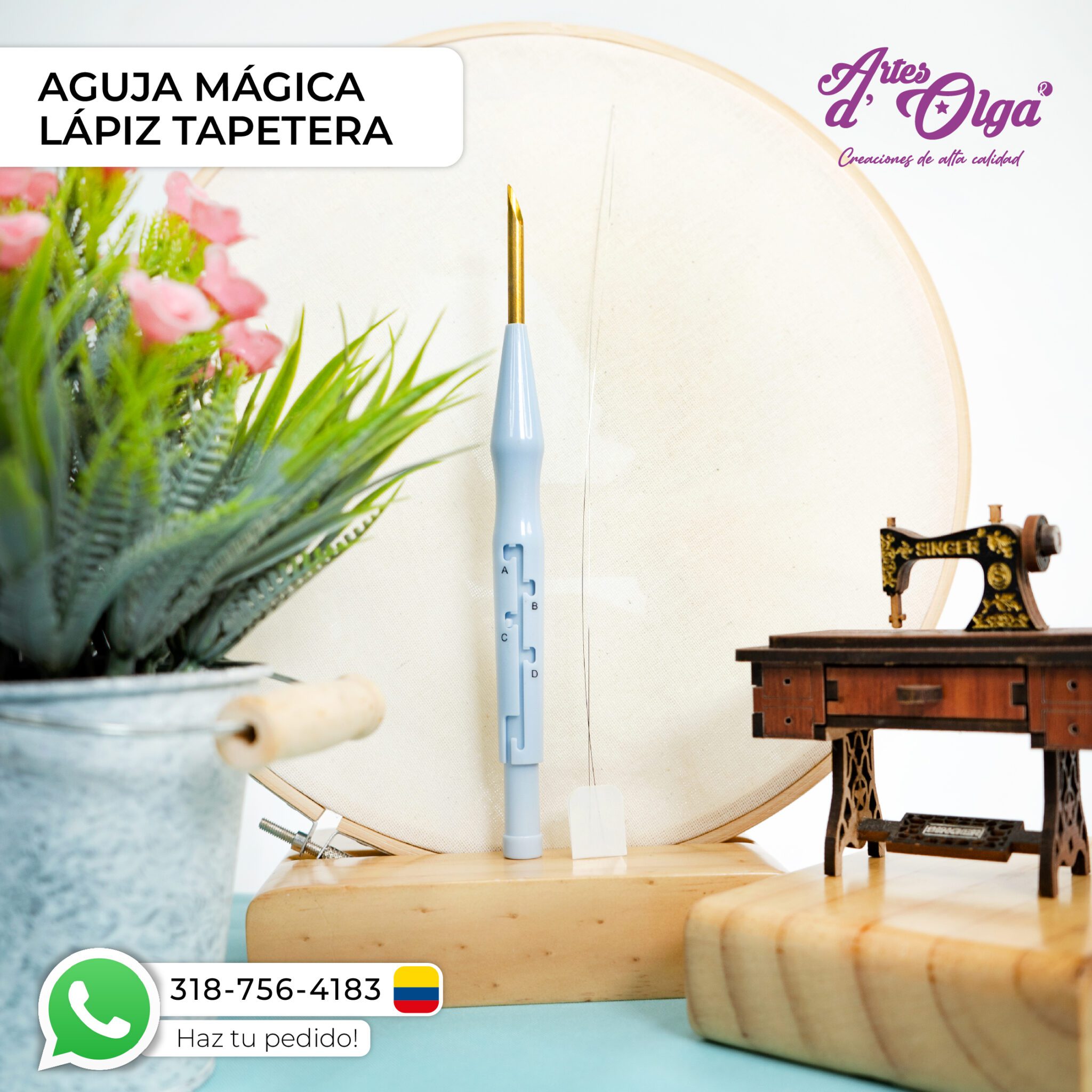 Aguja M Gica Tapetera Artesd Olga Kits De Bordados