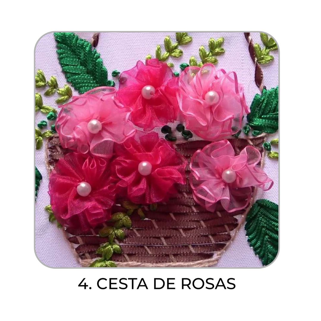 4 – Cesta de rosas